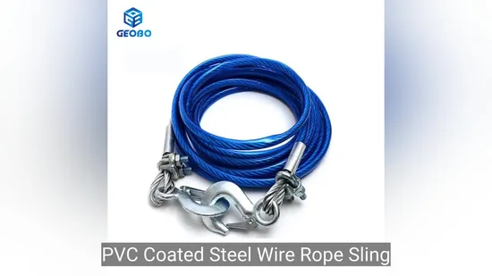 Fio de aço de ferro galvanizado revestido de PVC com corda