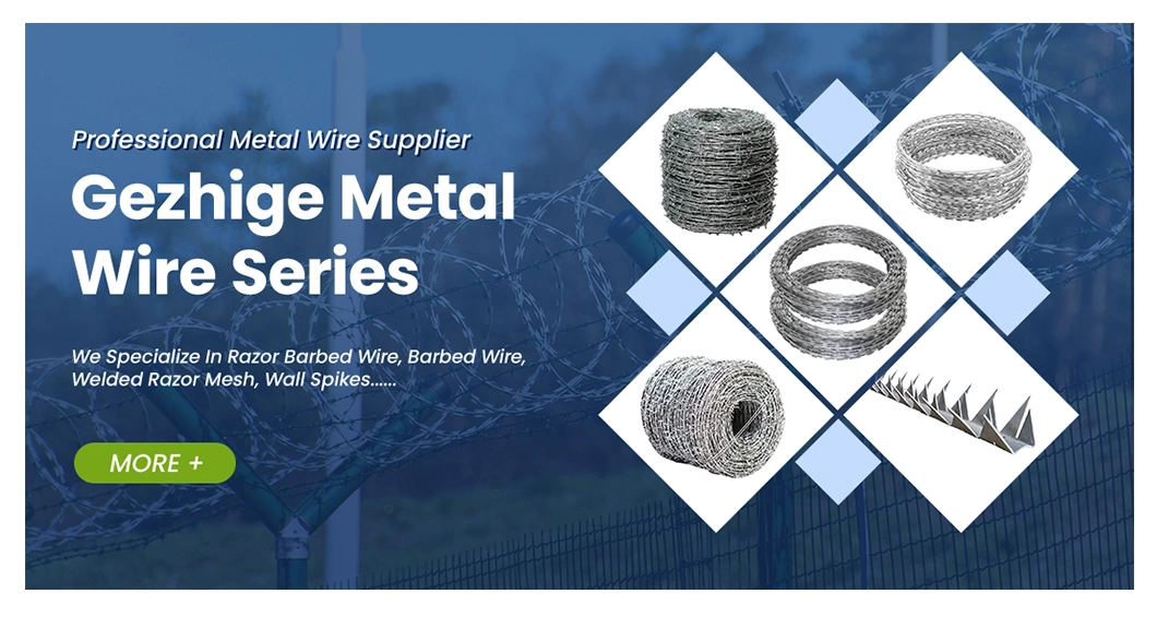 Gezhige Iron Barbed Wire Wholesaler 14× 15 Anti-Climbing Barbed Wire China 12X12 Wire Gauge 400 Meters Barbed Wire