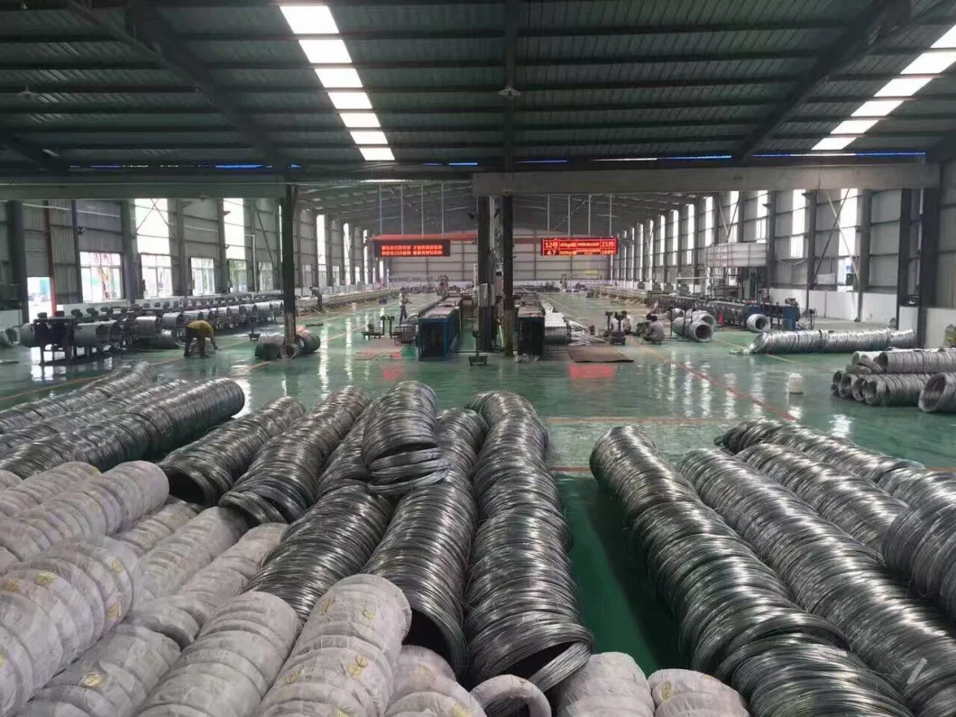 High Tensile Livestock Metal Fencing Wire Galvanized Steel Oval Wire 17/15 700kgf 1000m Per Roll 12/ 16/ 18 Gauge Electro Galvanized Gi Iron Binding Wire