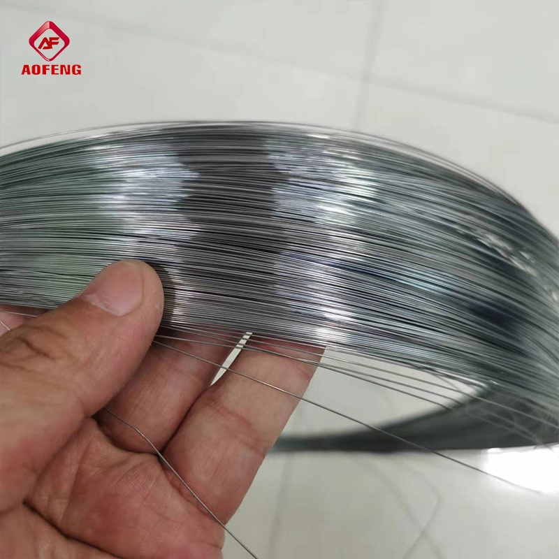 2.5mm-5.5mm Iron Wire Hot Dipped Zinc Coated for Garden Metal Trellis Electro Galvanized Binding Wire Flat Wire Cutting Use