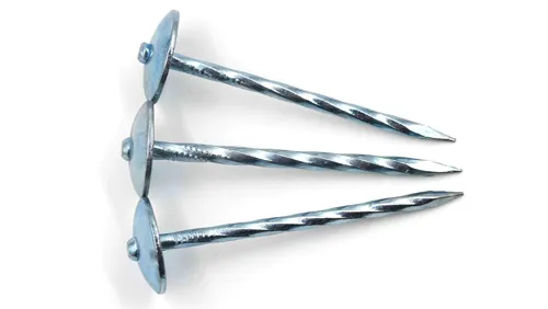 2-1/2" Galvanized Umbrella Head Roofing Nail with Rubber Washer
