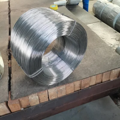 1,8 mm 2 mm 3 mm Diâmetro 12 Gauge 16 Gauge Gi Wire Hot DIP aço galvanizado bobina de fio de ferro