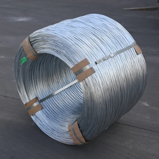 Fio de aço galvanizado por eletro imersão quente Fio de ferro de baixo carbono para malha Melhor preço do fabricante chinês 0,5-5,0 mm