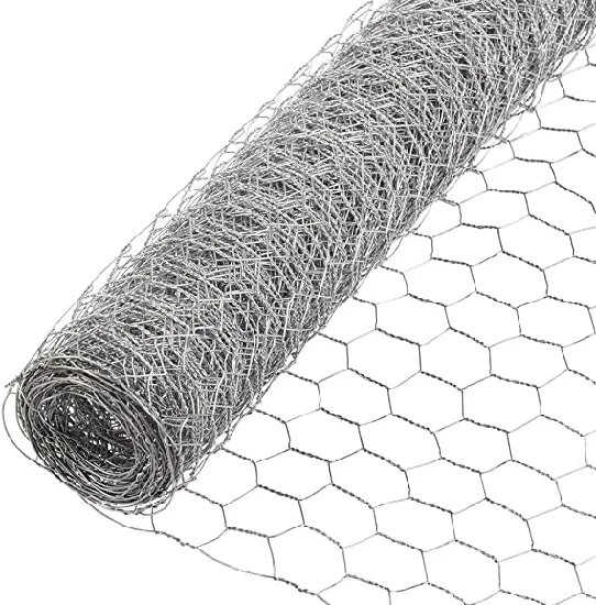 Rede de arame hexagonal de PVC galvanizado mais vendida