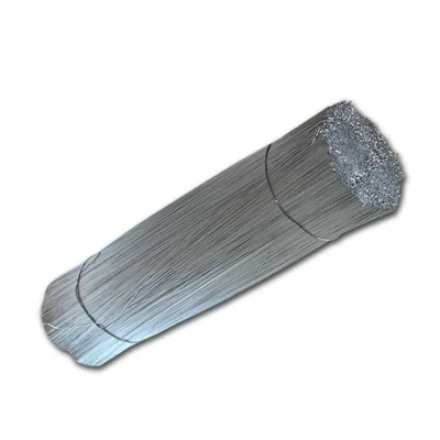 0,55 mm 0,7 mm 1,2 mm 1,6 mm Fio de ferro de corte reto eletrogalvanizado