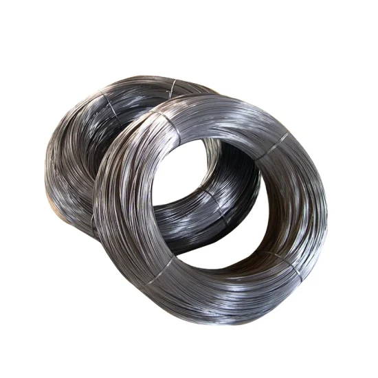 Fio de aço galvanizado por imersão a quente/elétrico Fio de ferro de baixo carbono para malha Melhor preço do fabricante chinês